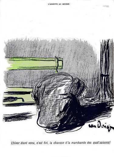 clocharde sur un banc.