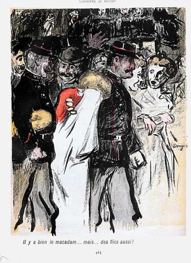 Une femme en pleurs , est arret&eacute;e sur la voie publique ,pour racolage.